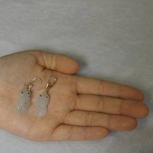 Load image into Gallery viewer, 14K Yellow Gold Hand-Carved Goldfish Jadeite Earrings