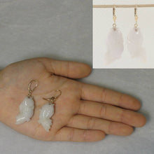 Load image into Gallery viewer, 14K Yellow Gold “Good Fortune” Carp Jadeite Earrings
