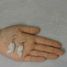 Load image into Gallery viewer, 14K Yellow Gold “Good Fortune” Carp Jadeite Earrings