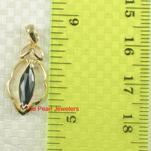 Load image into Gallery viewer, 14K Yellow Gold Marquise Sapphire Pendant