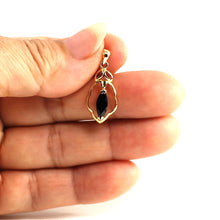 Load image into Gallery viewer, 14K Yellow Gold Marquise Sapphire Pendant