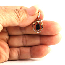 Load image into Gallery viewer, 14K Yellow Gold Natural Sapphire Pendant