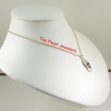 Load image into Gallery viewer, 14K Yellow Gold Sapphire & Diamond Pendant