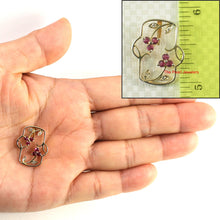 Load image into Gallery viewer, 14K Yellow Gold Sapphire Pendant with Diamond Accent