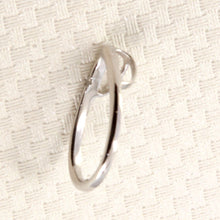 Load image into Gallery viewer, 14k White Gold Raindrop Diamond Pendant