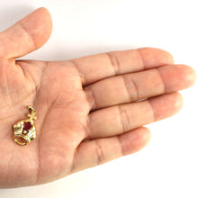 Load image into Gallery viewer, 14k Yellow Gold Crown Ruby & Diamond Pendant