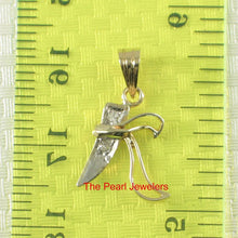 Load image into Gallery viewer, 14k Yellow Gold Initial K Pendant with Diamonds