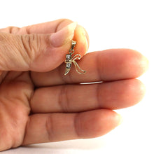 Load image into Gallery viewer, 14k Yellow Gold Initial K Pendant with Diamonds