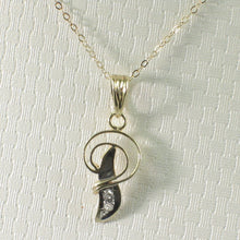 Load image into Gallery viewer, 14k Yellow Gold Initial P Pendant with Diamonds