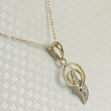 Load image into Gallery viewer, 14k Yellow Gold Initial P Pendant with Diamonds