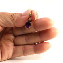 Load image into Gallery viewer, 14K Yellow Gold Amethyst & Peridot Pendant
