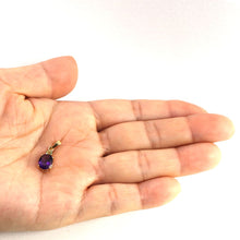 Load image into Gallery viewer, 14K Yellow Gold Amethyst & Peridot Pendant
