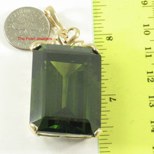 Load image into Gallery viewer, 14K Yellow Gold Baguette Peridot Enhancer Pendant
