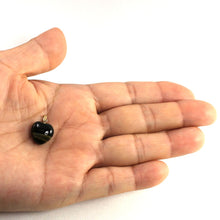 Load image into Gallery viewer, 14K Yellow Gold Blue Heart Tiger Eye Pendant