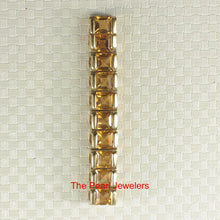 Load image into Gallery viewer, 14K Yellow Gold Citrine Bar Pendant