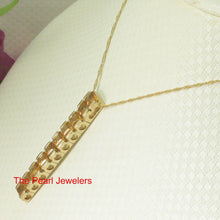Load image into Gallery viewer, 14K Yellow Gold Citrine Bar Pendant