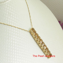 Load image into Gallery viewer, 14K Yellow Gold Citrine Bar Pendant