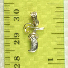 Load image into Gallery viewer, 14K Yellow Gold Diamond Script Initial F Pendant