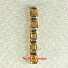 Load image into Gallery viewer, 14K Yellow Gold Five-Stone Citrine Pendant