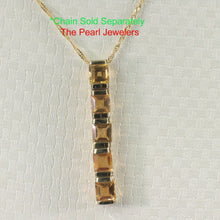 Load image into Gallery viewer, 14K Yellow Gold Five-Stone Citrine Pendant