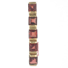Load image into Gallery viewer, 14K Yellow Gold Five-Stone Garnet Pendant