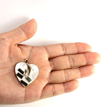 Load image into Gallery viewer, 14k-yellow-gold-heart-mother-pearl-emerald-pendant-2300353a