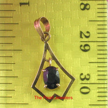 Load image into Gallery viewer, 14K Yellow Gold Oval Blue Sapphire Pendant