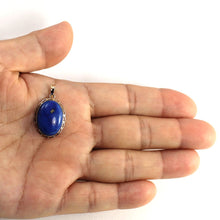 Load image into Gallery viewer, 14K Yellow Gold Oval Blue Lapis Pendant
