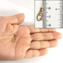 Load image into Gallery viewer, 14K Yellow Gold Script Initial Q Pendant Charm
