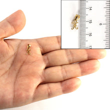 Load image into Gallery viewer, 14K Yellow Gold Script Initial X Pendant Charm