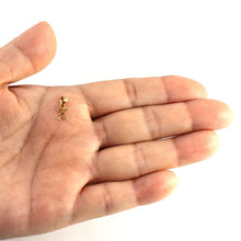 Load image into Gallery viewer, 14K Yellow Gold Script Initial X Pendant Charm