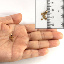 Load image into Gallery viewer, 14K Yellow Gold Script Initial X Pendant Charm