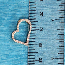 Load image into Gallery viewer, 14k Yellow Gold Heart Diamond Pendant