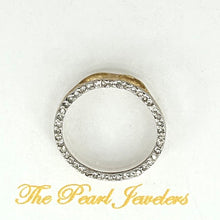 Load image into Gallery viewer, 14k Yellow Gold Circle Diamond Pendant Necklace