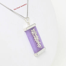 Load image into Gallery viewer, 925 Sterling Silver Three Stars Lavender Jade Pendant