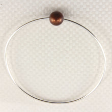 Load image into Gallery viewer, Chocolate Freshwater Pearl Bangle β Handcrafted 925 Sterling Silver