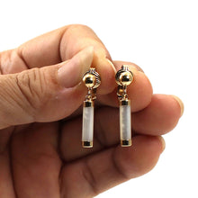 Load image into Gallery viewer, 1/20 14K Gold-Filled Non-Pierced Clip White Mother of Pearl Earrings