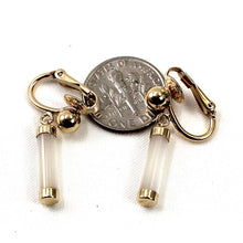 Load image into Gallery viewer, 1/20 14K Gold-Filled Non-Pierced Clip White Mother of Pearl Earrings