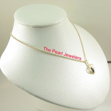 Load image into Gallery viewer, Genuine Marquise Sapphire Heart Pendant in 14k Yellow Gold