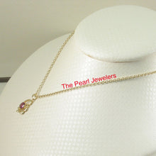 Load image into Gallery viewer, Heart Design Ruby Pendant in 14k Yellow Gold