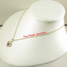Load image into Gallery viewer, Heart Shaped Genuine Ruby 14k Yellow Gold Pendant
