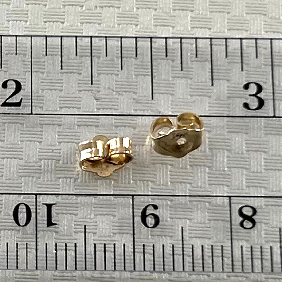 P1598-Pair-14k-Gold-Earrings-Backing-Good-for-Stud-Earrings-DIY – The Pearl  Jewelers