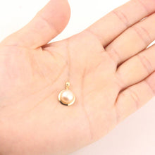 Load image into Gallery viewer, Pink Pearl Pendant ā 14k Yellow Gold Encircles Design