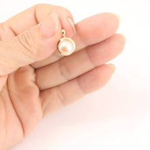 Load image into Gallery viewer, Pink Pearl Pendant ā 14k Yellow Gold Encircles Design