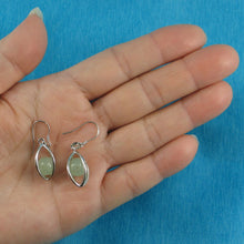 Load image into Gallery viewer, Solid Sterling Silver 925 Lucky Lantern Aventurine Hook Earrings