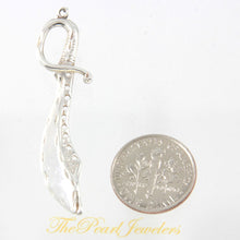 Load image into Gallery viewer, Sterling Silver Sword Pendant Necklace