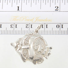 Load image into Gallery viewer, Sterling Silver Tropical Fish Pendant Necklace