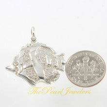 Load image into Gallery viewer, Sterling Silver Tropical Fish Pendant Necklace