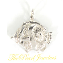 Load image into Gallery viewer, Sterling Silver Tropical Fish Pendant Necklace