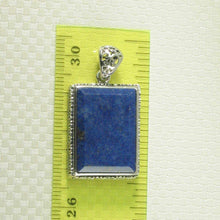 Load image into Gallery viewer, Antique-Style Lapis Rectangle Pendant